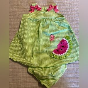 Seersucker watermelon 2 pc *SOLD*